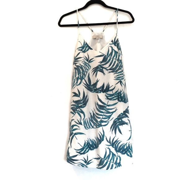 LOFT Dresses & Skirts - [LOFT] Palm tree floral print sleeve-less dress 4